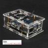 Acrylic Case Compatible for Orange Pi 3B V2.1  Orange Pi 4A with Cooling Fan